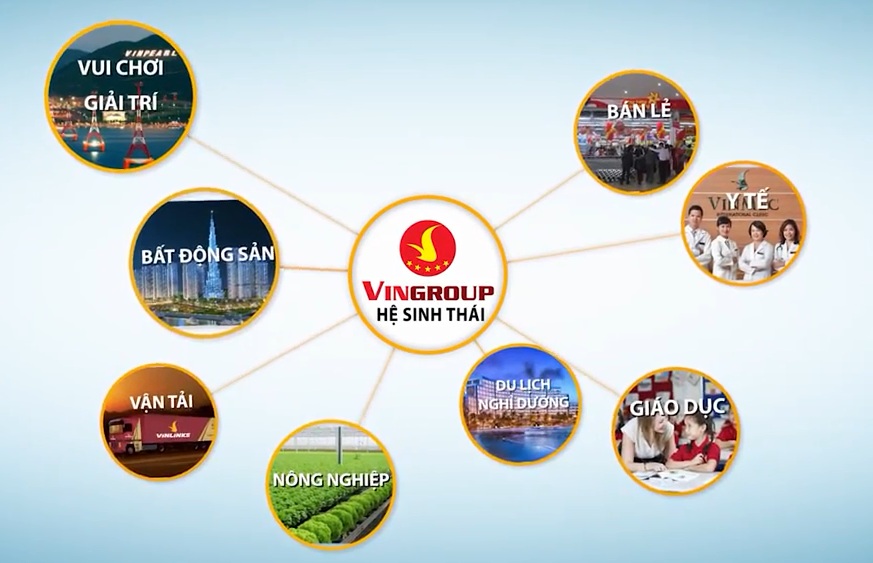 hệ sinh th&aacute;i vin group