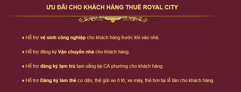 cho thu&ecirc; royal city