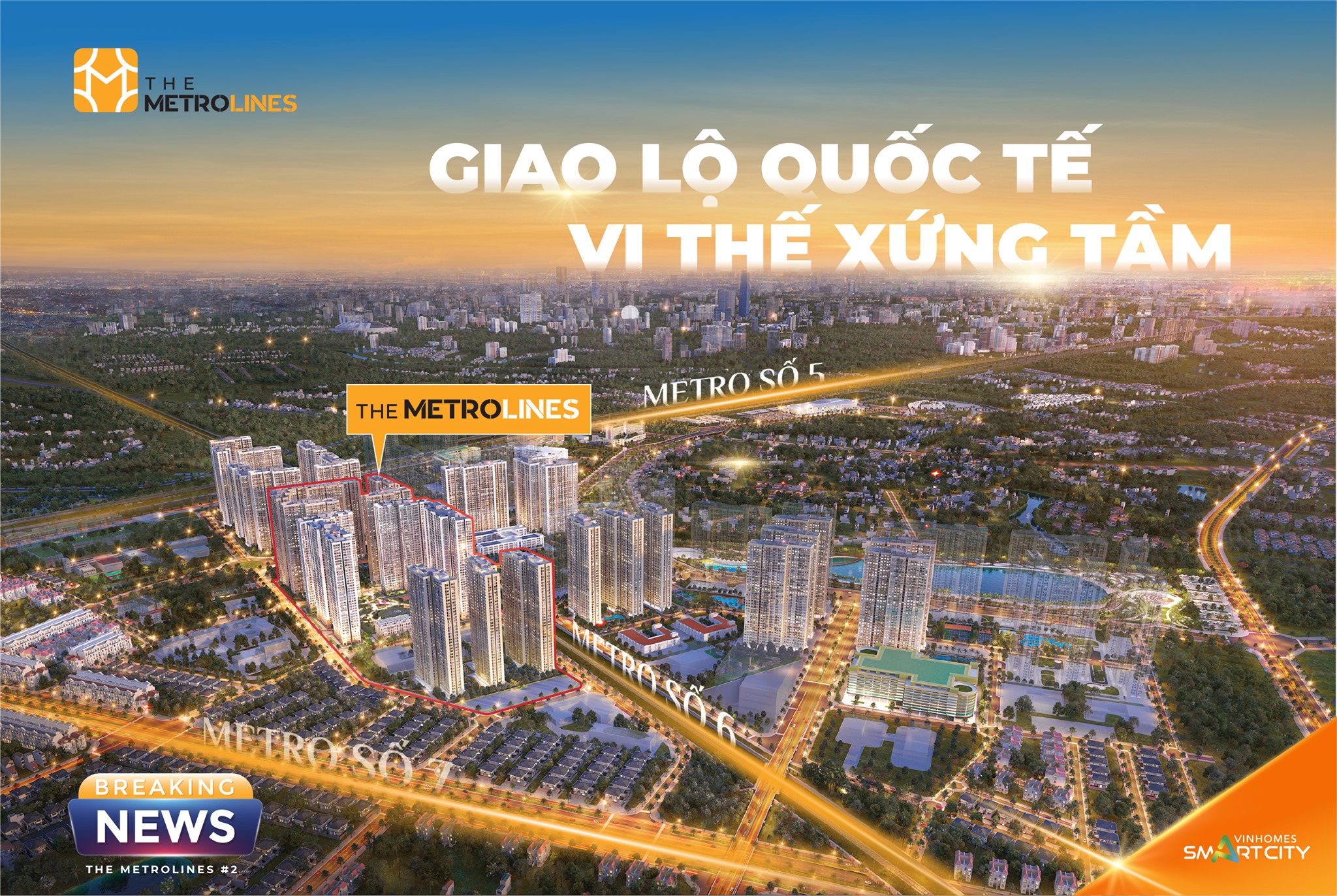 the metrolines vinhomes smart city