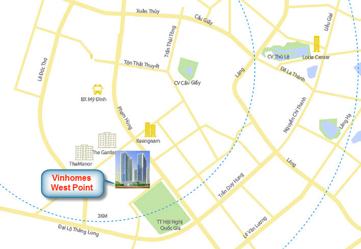 vị tr&iacute; vinhomes west point